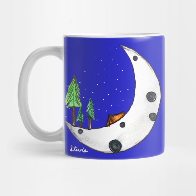 Camping by Moonlight by Stevie's Tees